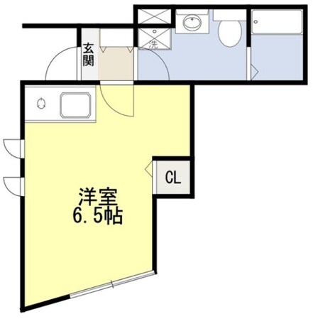 シューエ岸谷の物件間取画像